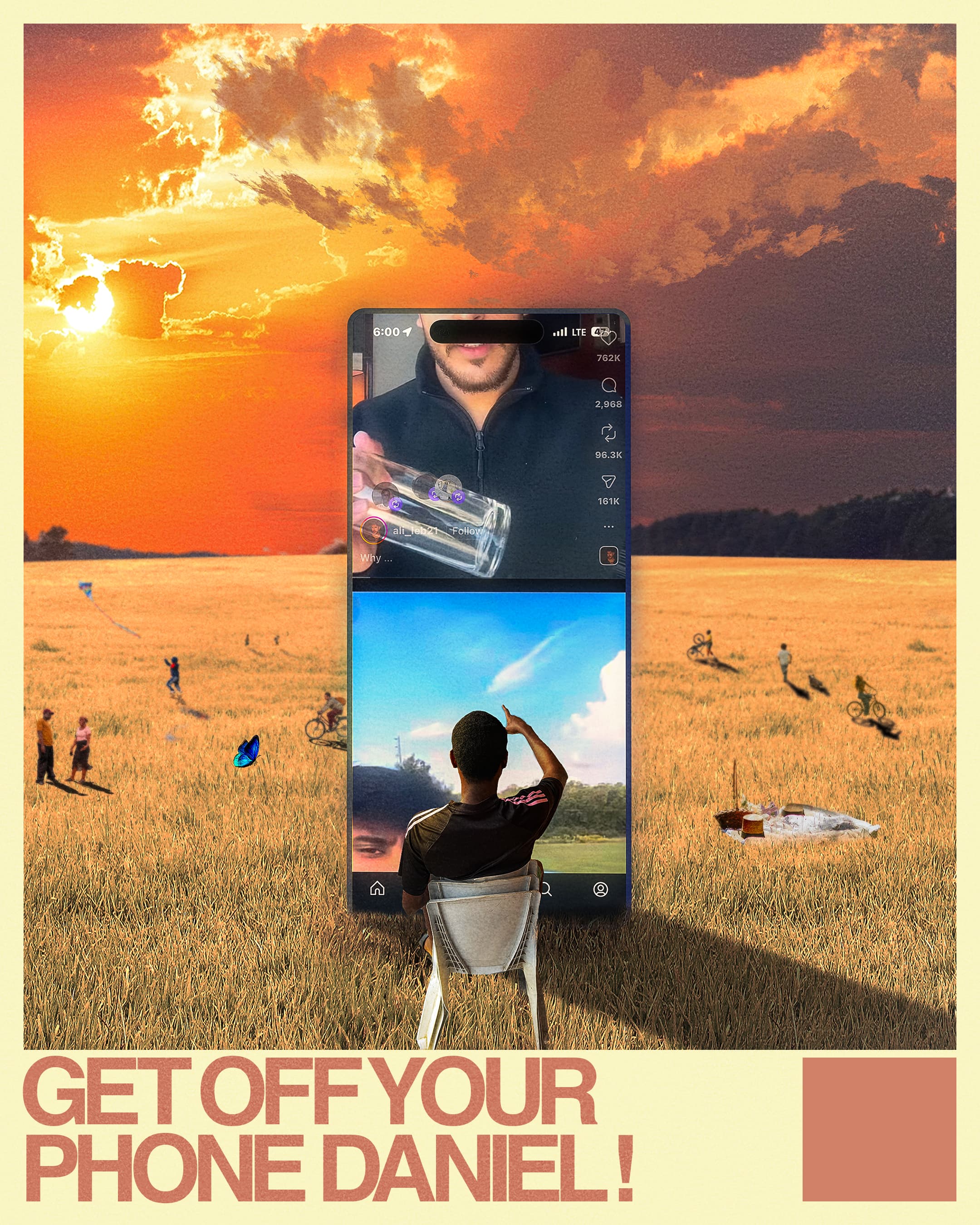 Get Off Your Phone Poster